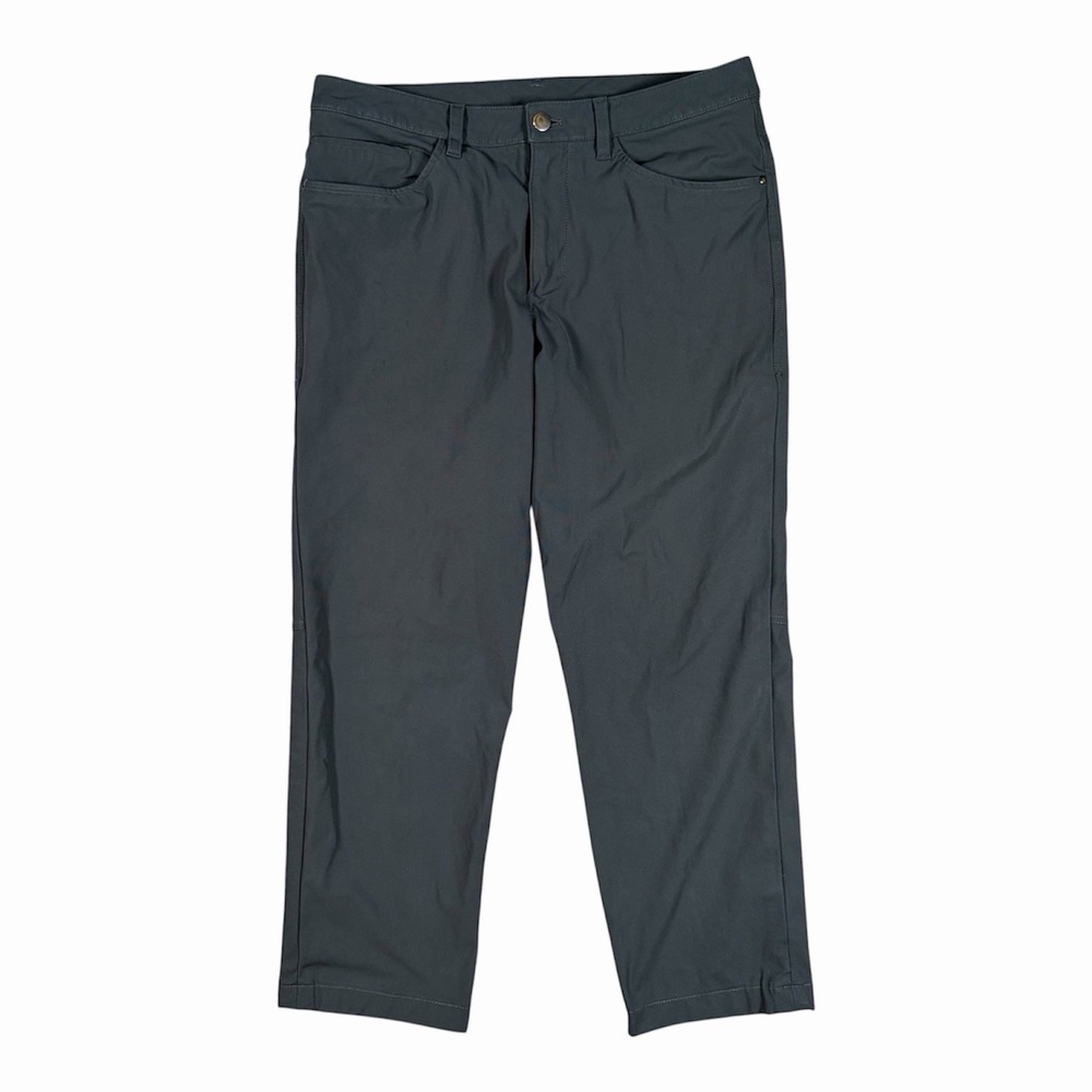 Lululemon ABC Classic Fit Pants Warpstreme Men's 32x26 Gray Stretch Gym Chino